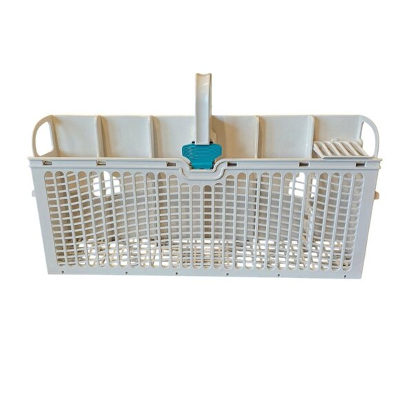 Whirlpool Dishwasher Silverware Basket 3380872 Replacement Clean White Teal‎ - Picture 9 of 10